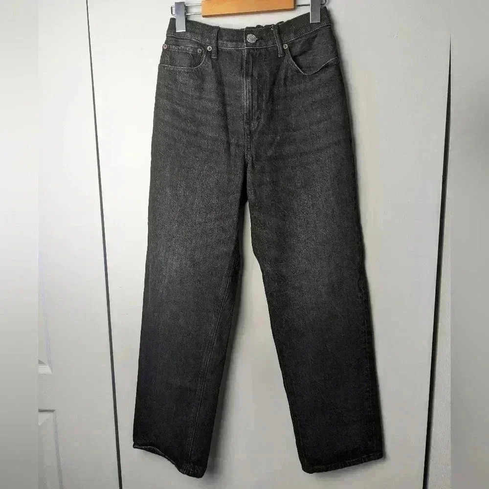 AMERICAN EAGLE 90' Boyfriend jeans size 8 regular stretch wide  leg Model